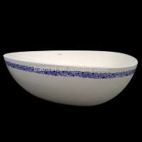 blue and white porcelain/antique style bathtub