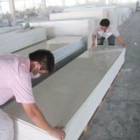 glacier white size 3050*760mm artificial marble for table top