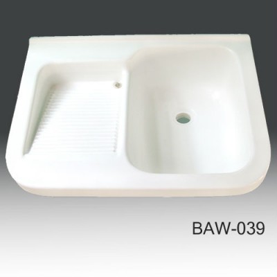 solid surface laundry vanity sink/vanity wash basin