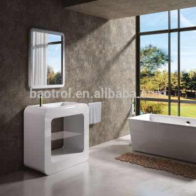 small size bathroom pedestal washbasin / sanitary pedestal basin