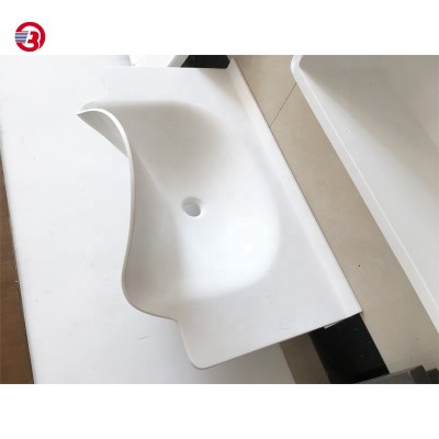 2020 Baotrol Wash Basin sink 5 Years After Sales Service customized Modified Acrylic Solid Surface vanitytop Bathroom Basins