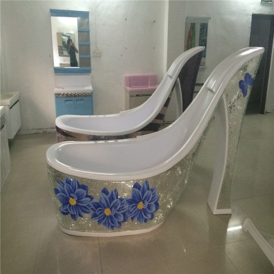 Shoes shape  big bath tub acrylic solid stone tubs